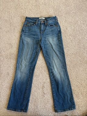 Madewell Medium Blue Straight-Leg Jeans
